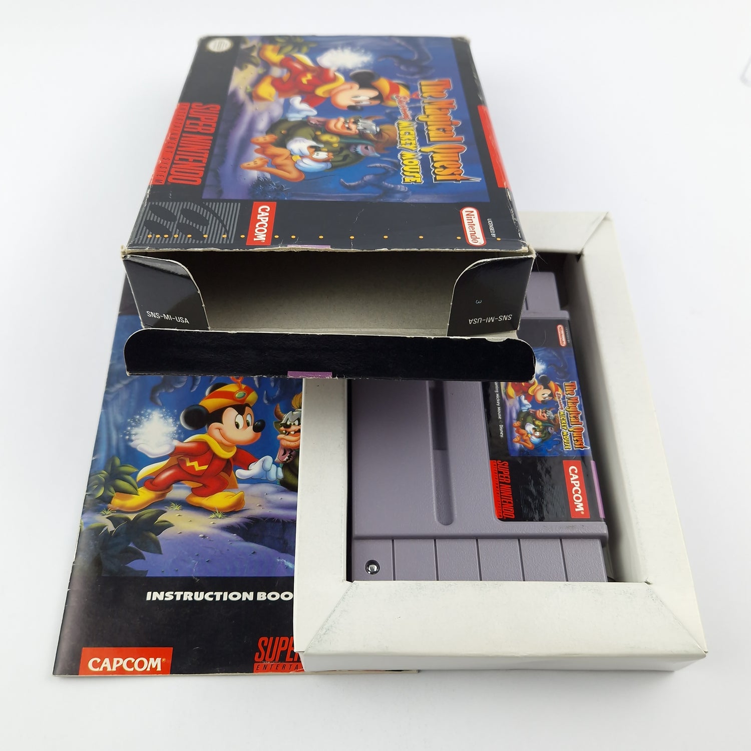Super Nintendo Spiel : The Magical Quest starring Mickey Mouse - SNES OVP NTSC-U