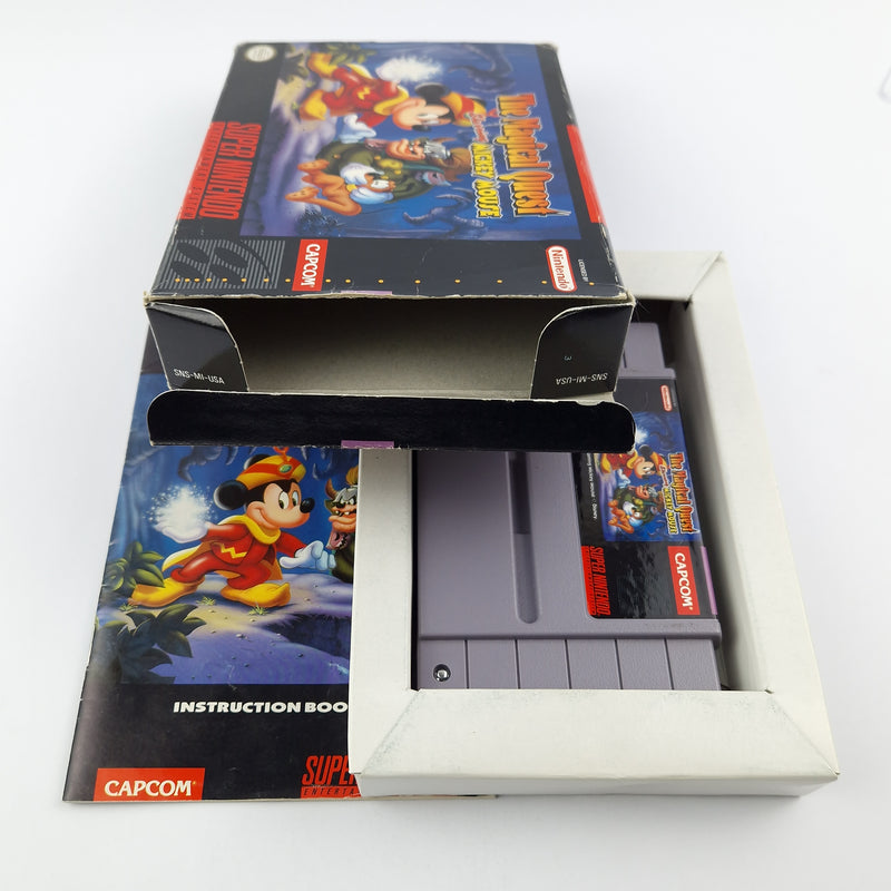 Super Nintendo Spiel : The Magical Quest starring Mickey Mouse - SNES OVP NTSC-U