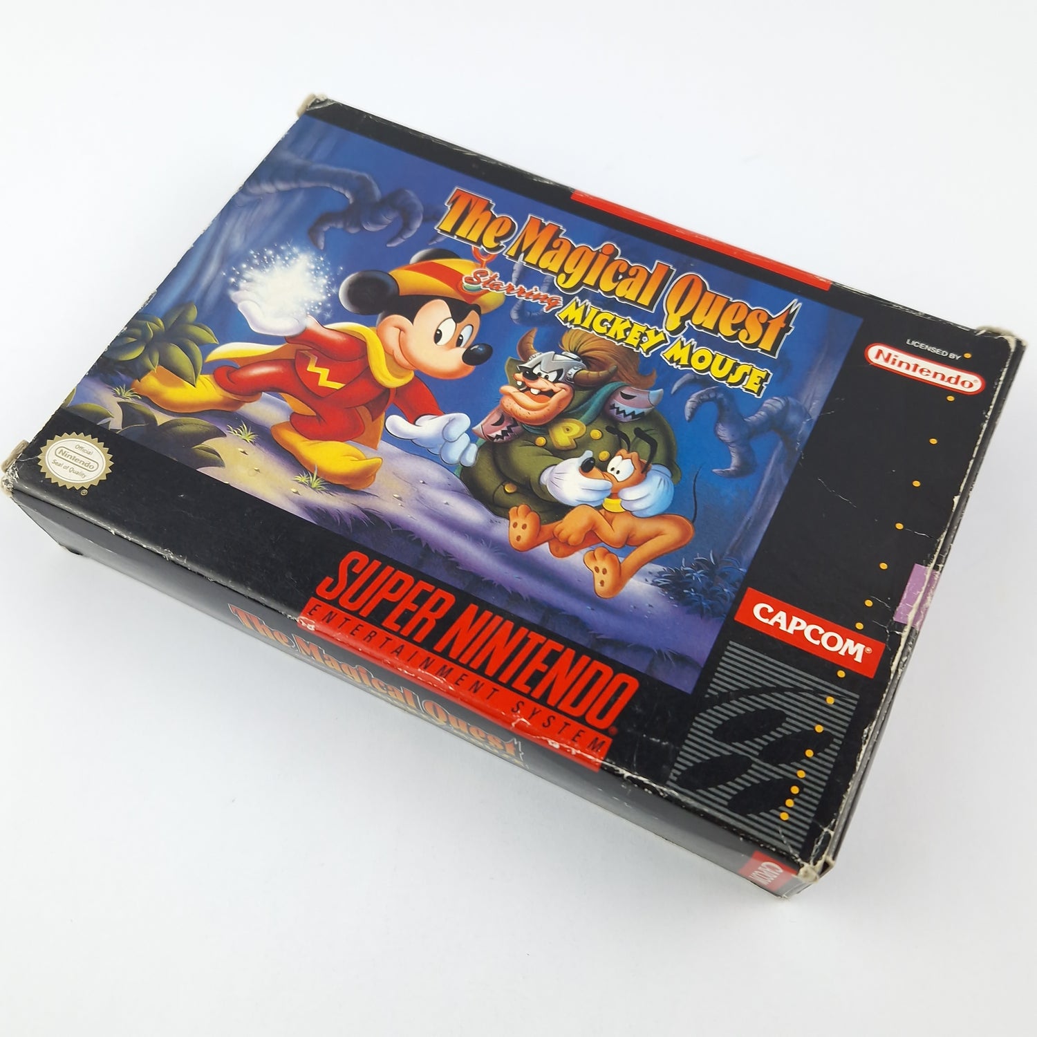 Super Nintendo game: The Magical Quest starring Mickey Mouse - SNES OVP NTSC-U