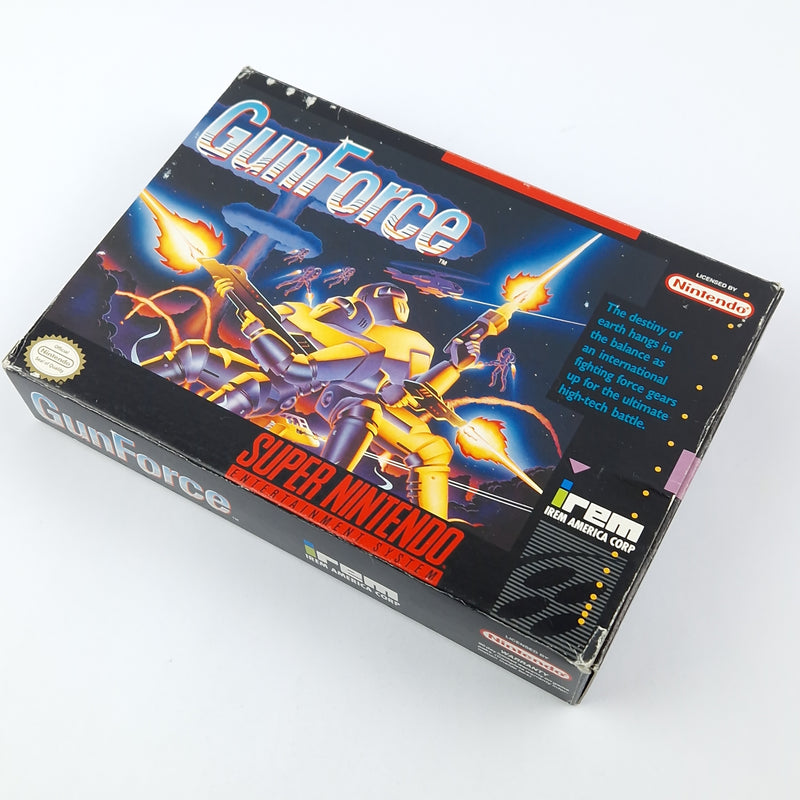 Super Nintendo Spiel : Gun Force - Modul Anleitung OVP cib / SNES NTSC-U/C USA