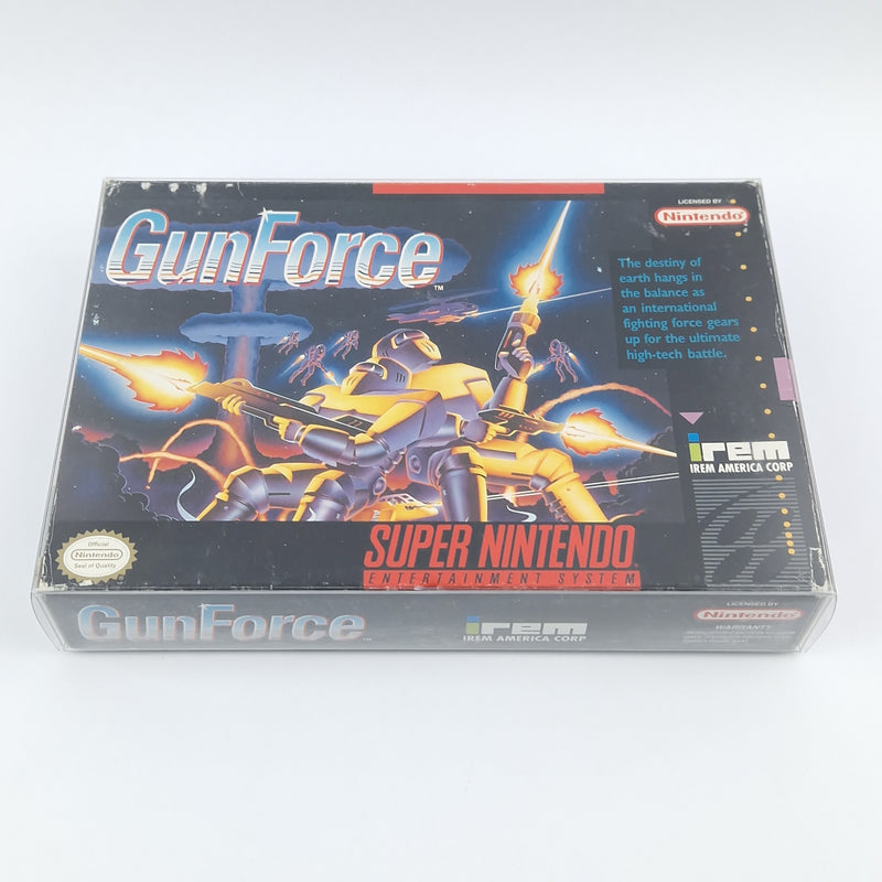 Super Nintendo Spiel : Gun Force - Modul Anleitung OVP cib / SNES NTSC-U/C USA