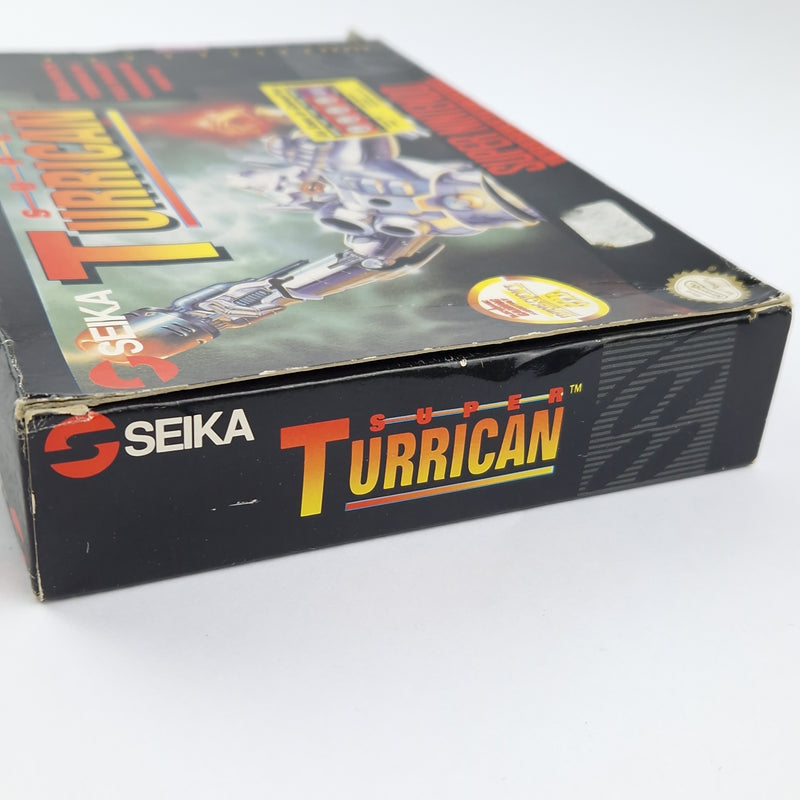 Super Nintendo Spiel : Super Turrican - Modul Anleitung OVP cib / SNES NTSC USA