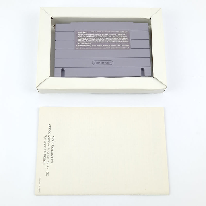 Super Nintendo Spiel : Super Turrican - Modul Anleitung OVP cib / SNES NTSC USA