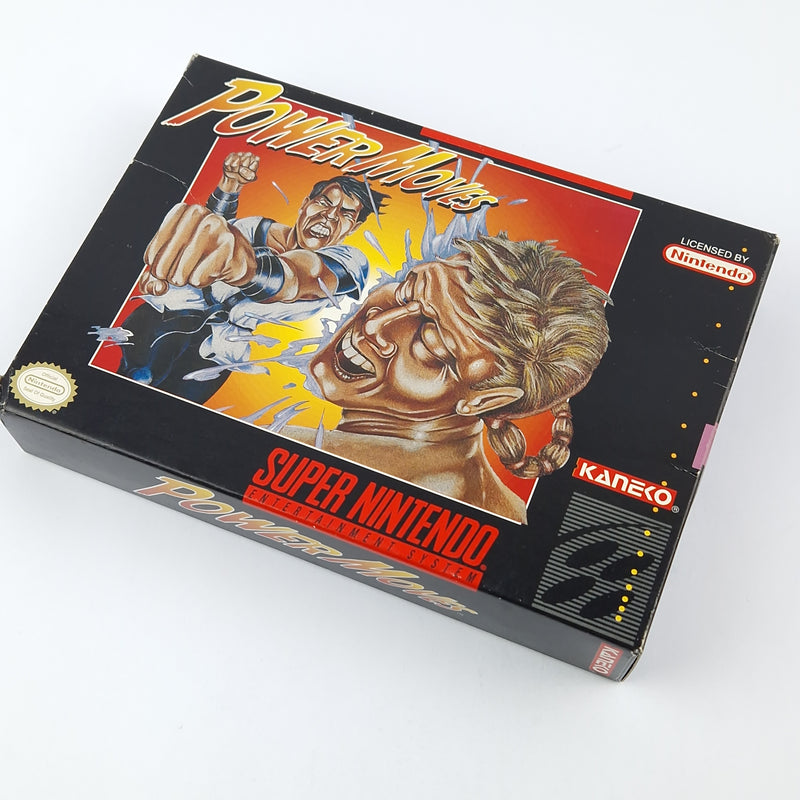 Super Nintendo Spiel : Power Moves - Modul Anleitung OVP cib / SNES NTSC USA