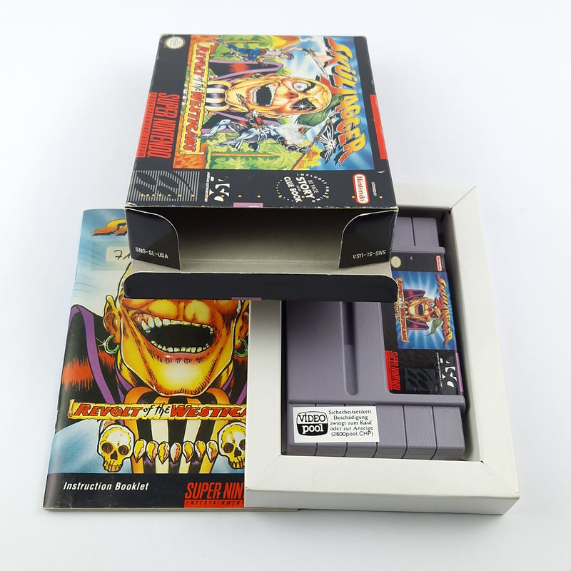 Super Nintendo Game: Sküljagger - Module Instructions OVP cib / SNES NTSC USA