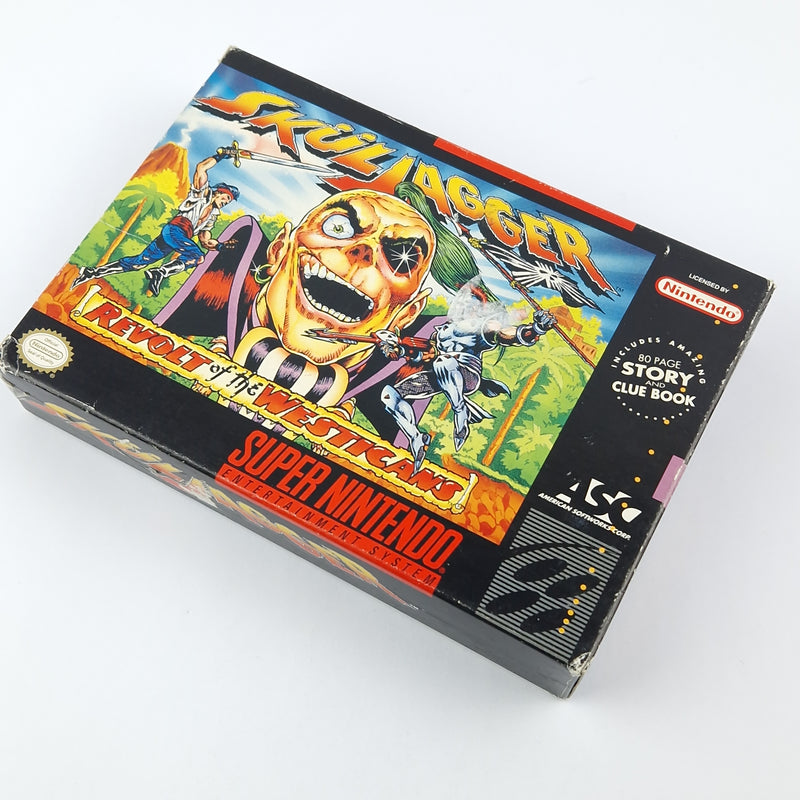 Super Nintendo Game: Sküljagger - Module Instructions OVP cib / SNES NTSC USA