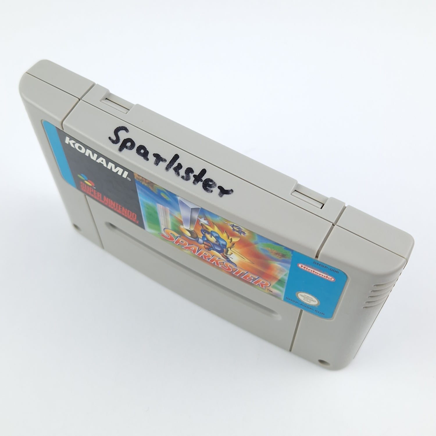Super Nintendo Spiel : Sparkster + Anleitung - Modul / Cartridge / Manual  SNES