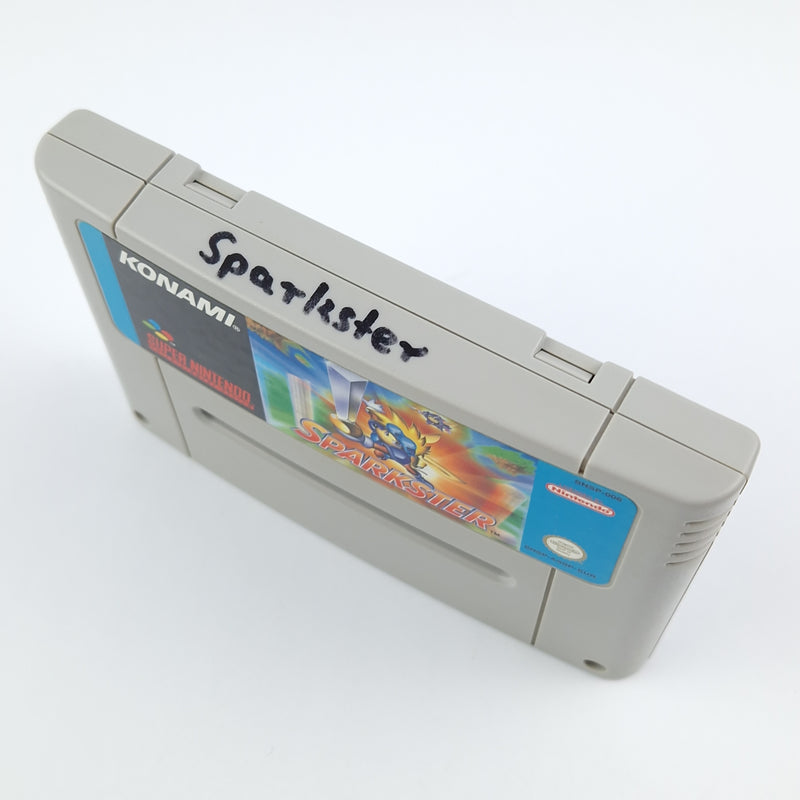 Super Nintendo Spiel : Sparkster + Anleitung - Modul / Cartridge / Manual  SNES