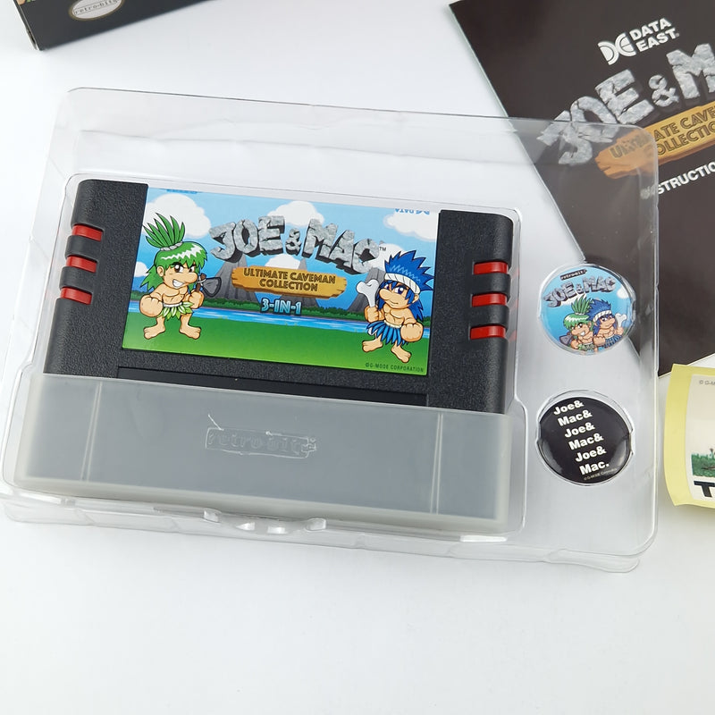 Super Nintendo Spiel : Joe & Mac Ultimate Caveman Collection - Retro-Bit Snes