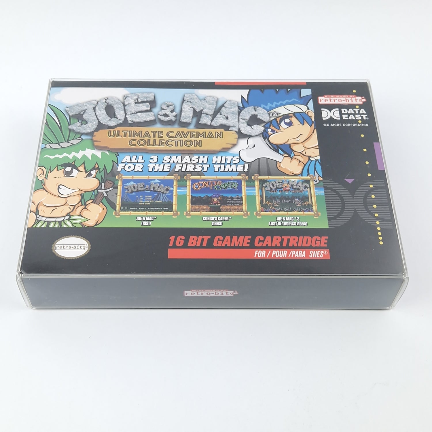 Super Nintendo Spiel : Joe & Mac Ultimate Caveman Collection - Retro-Bit Snes