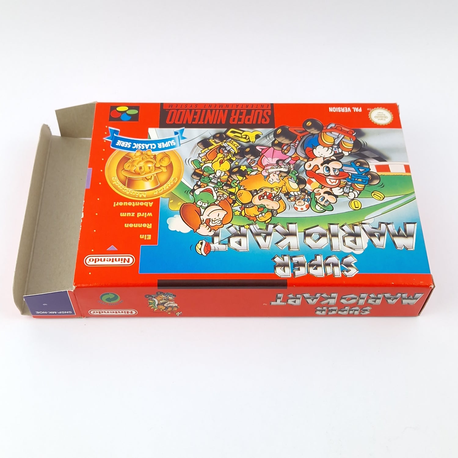 Super Nintendo Spiel : Super Mario Kart - Modul Anleitung OVP cib / SNES PAL NOE