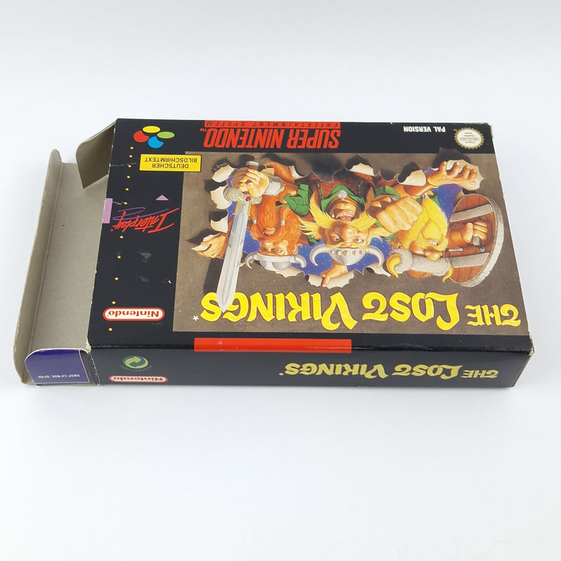 Super Nintendo Spiel : The Lost Vikings - Modul Anleitung OVP cib SNES NOE