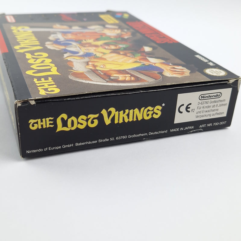 Super Nintendo Spiel : The Lost Vikings - Modul Anleitung OVP cib SNES NOE
