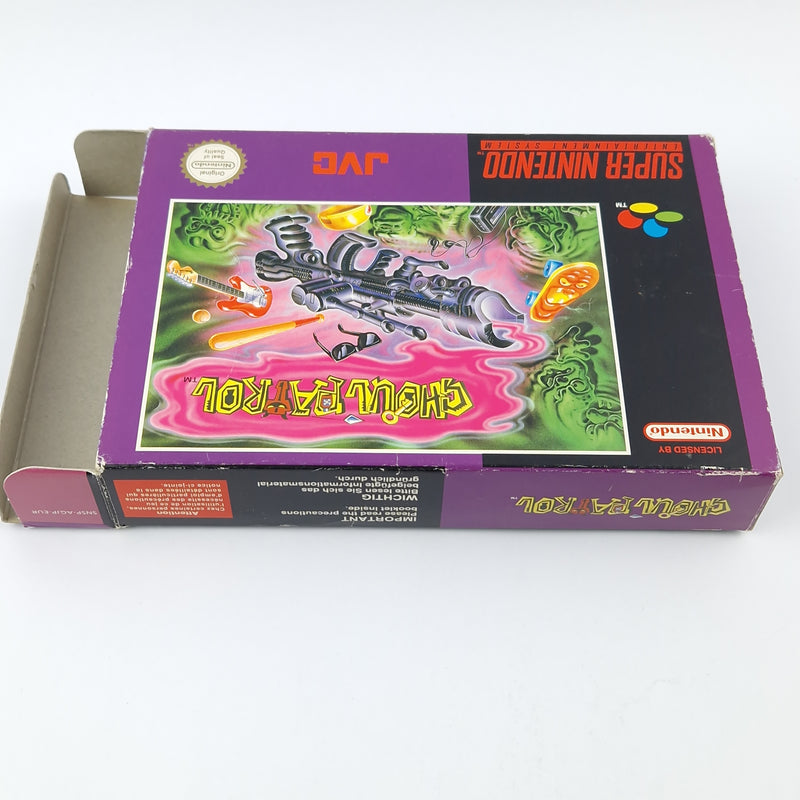 Super Nintendo Spiel : Ghoul Patrol - Modul Anleitung OVP cib / SNES PAL EUR