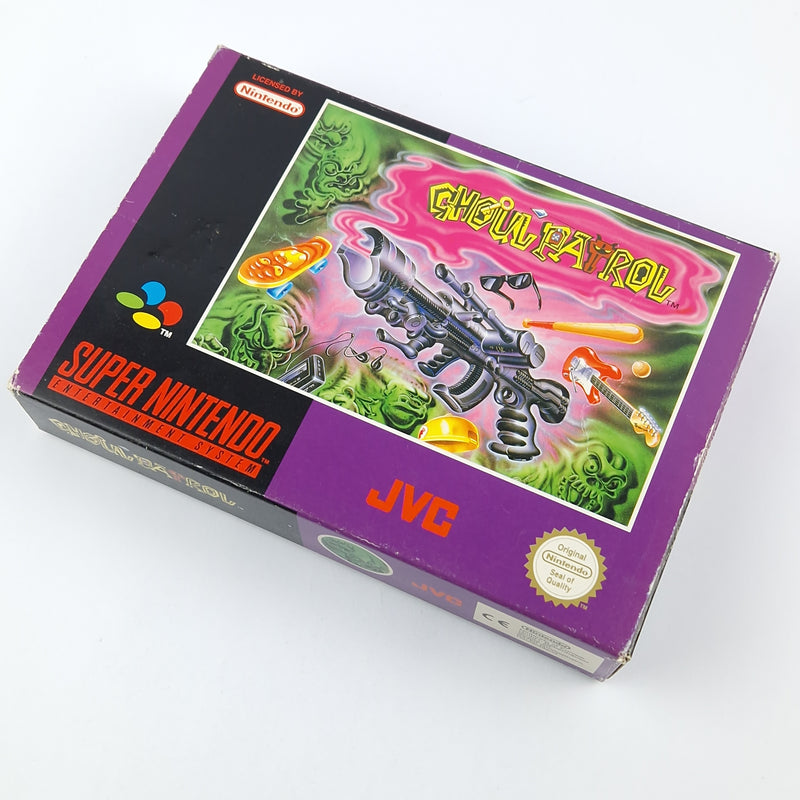 Super Nintendo Spiel : Ghoul Patrol - Modul Anleitung OVP cib / SNES PAL EUR
