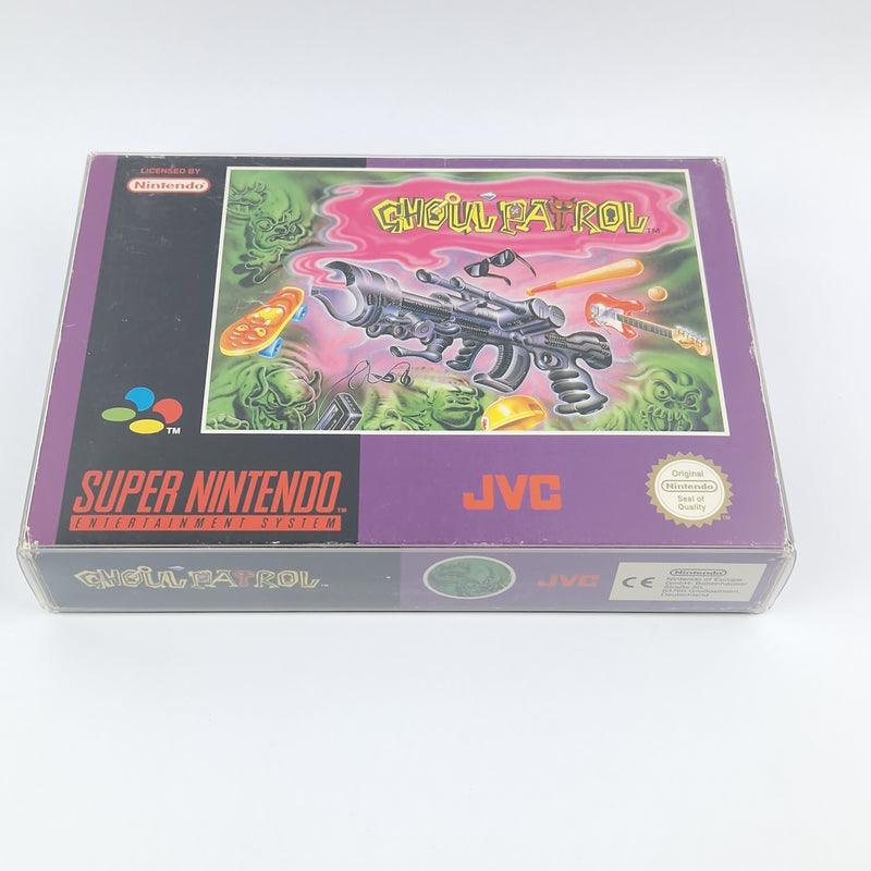 Super Nintendo Spiel : Ghoul Patrol - Modul Anleitung OVP cib / SNES PAL EUR