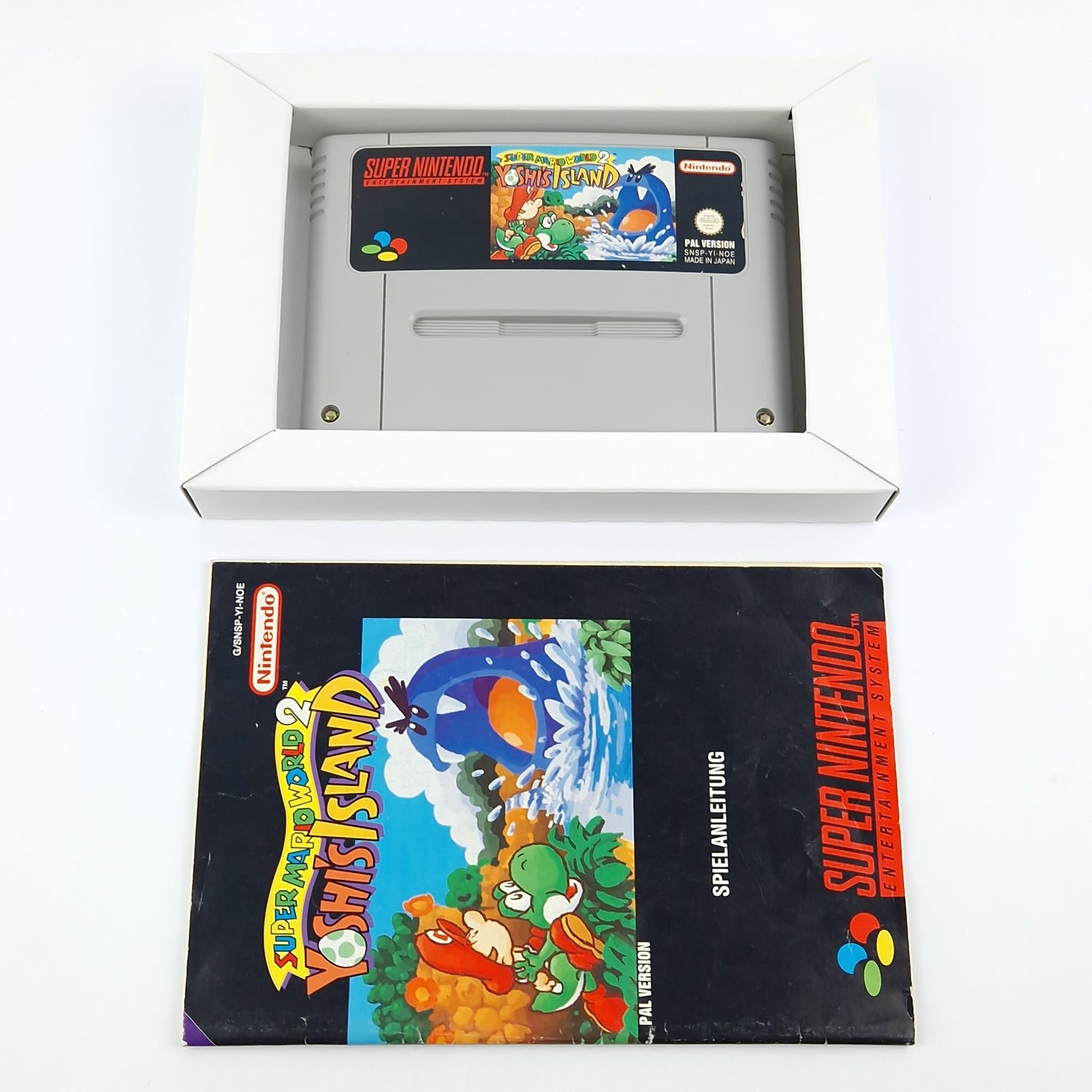 Super Nintendo Game: SMW 2 Yoshis Island - Module Instructions OVP cib / SNES NOE