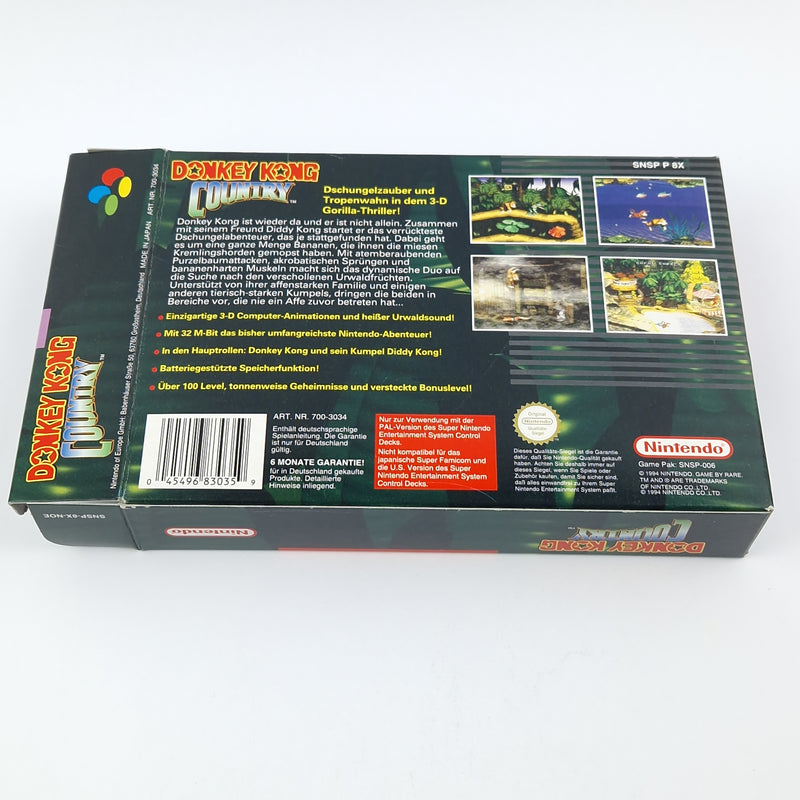 Super Nintendo Spiel : Donkey Kong Country 1 - Modul Anleitung OVP cib SNES NOE