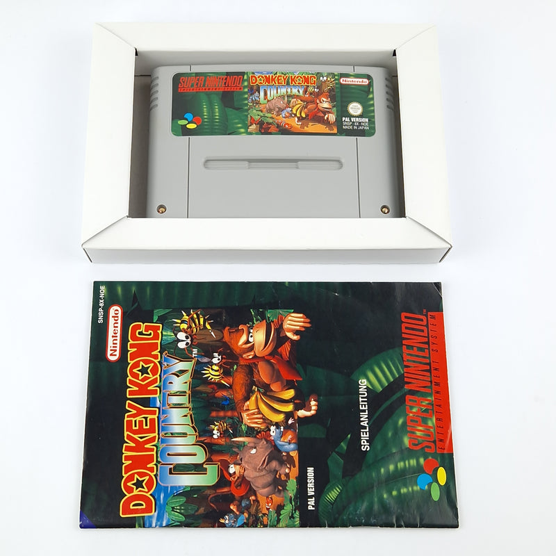 Super Nintendo Spiel : Donkey Kong Country 1 - Modul Anleitung OVP cib SNES NOE