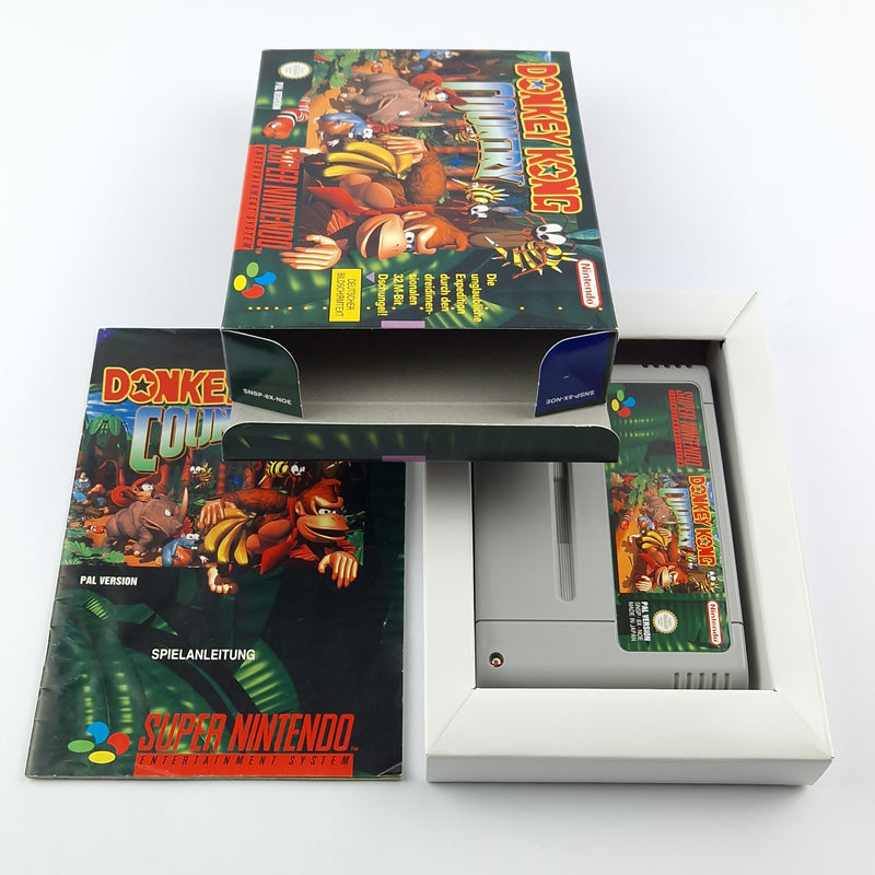 Super Nintendo Spiel : Donkey Kong Country 1 - Modul Anleitung OVP cib SNES NOE