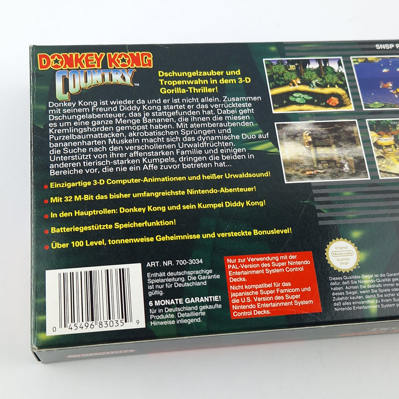 Super Nintendo Spiel : Donkey Kong Country 1 - Modul Anleitung OVP cib SNES NOE