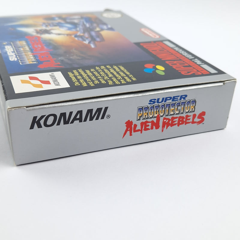 Super Nintendo Spiel : Super Probotector Alien Rebels - Modul Anleitung OVP SNES