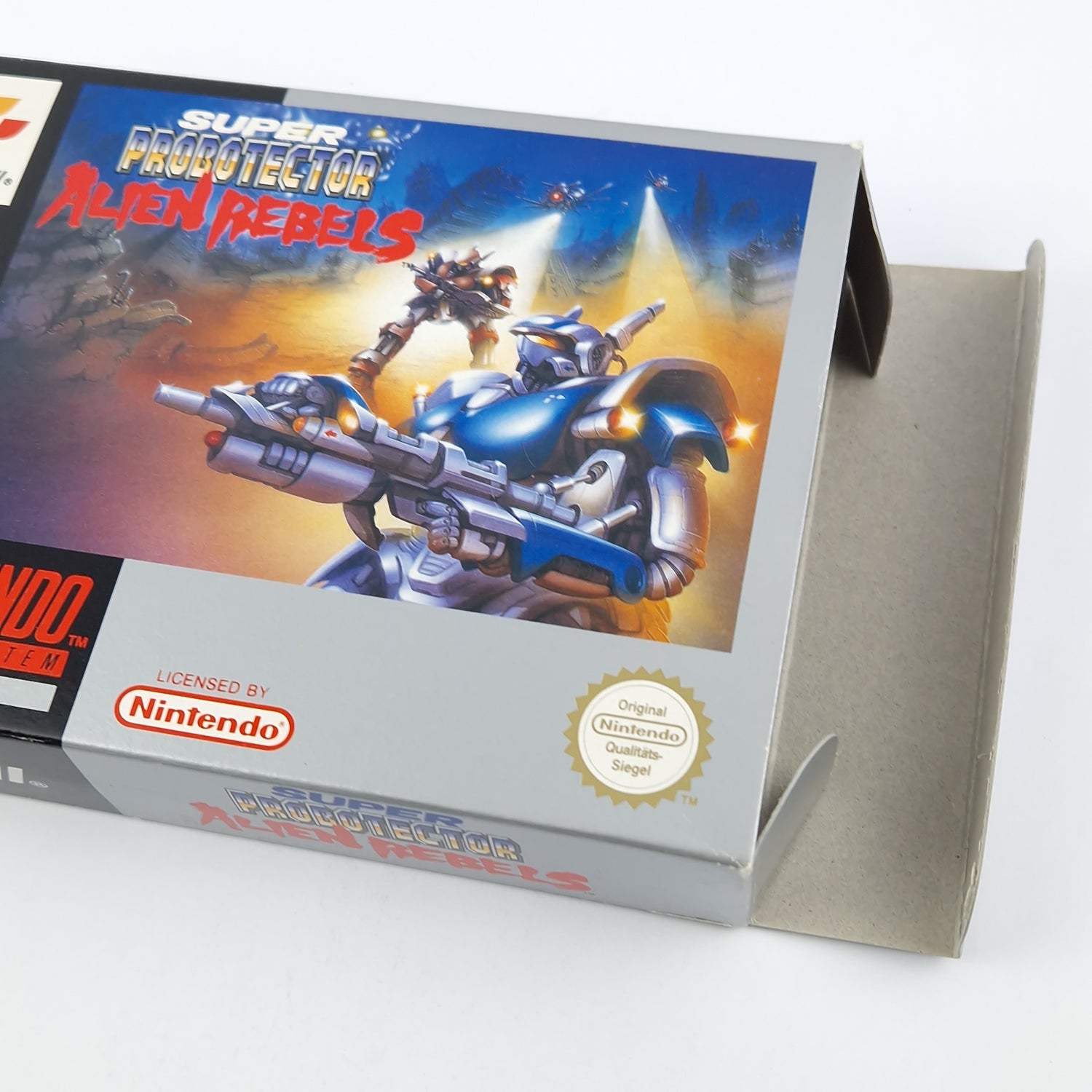 Super Nintendo Spiel : Super Probotector Alien Rebels - Modul Anleitung OVP SNES