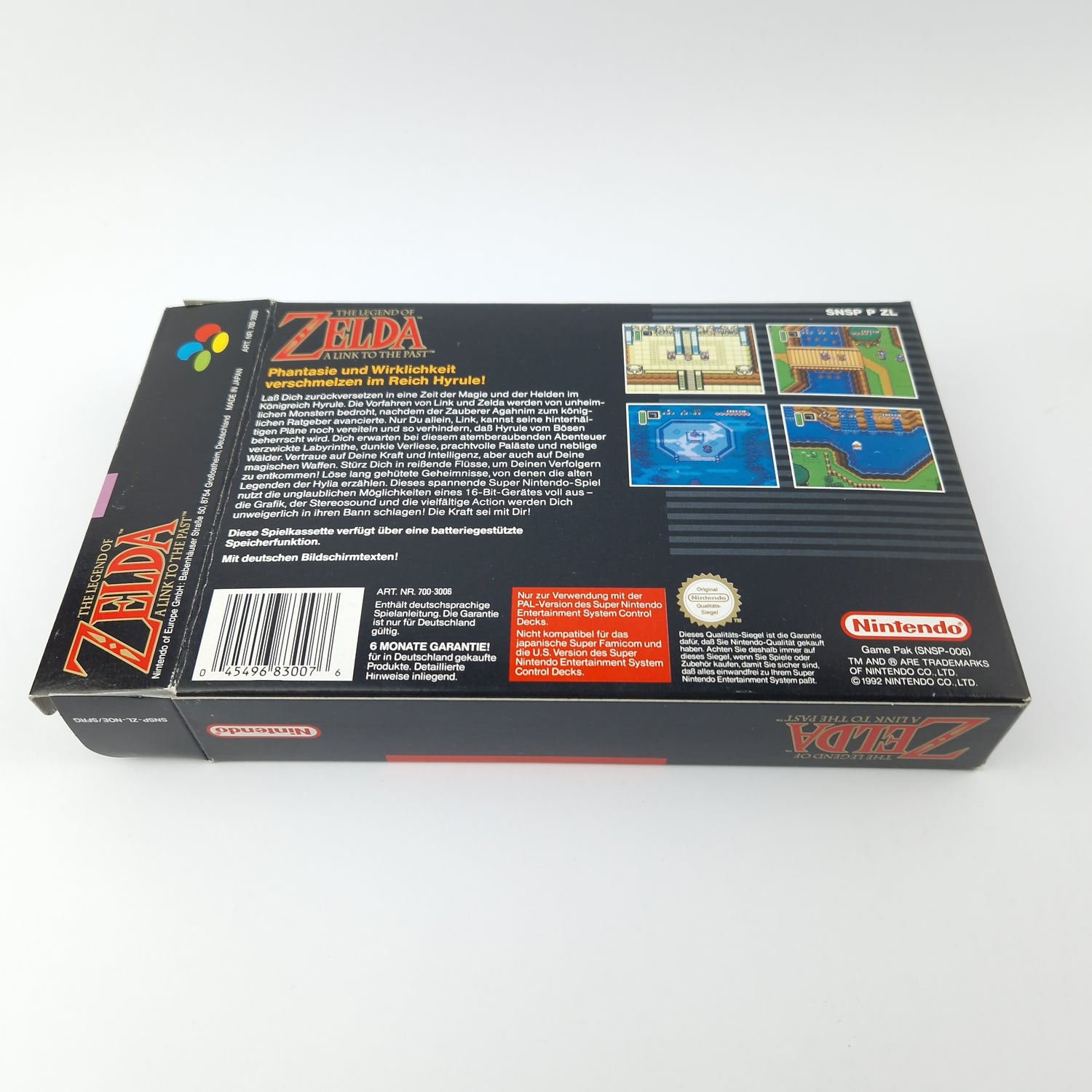 Super Nintendo Spiel : Zelda a link to the Past - Modul Anleitung Karte OVP SNES