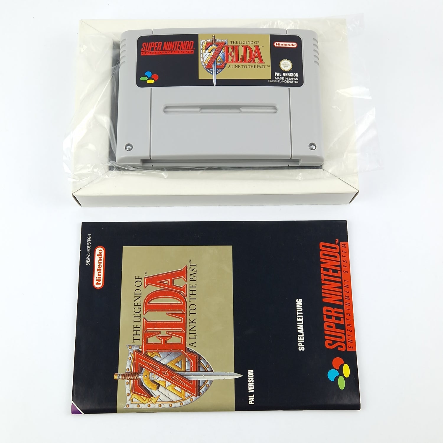 Super Nintendo Game: Zelda a link to the Past - Module Instructions Card OVP SNES