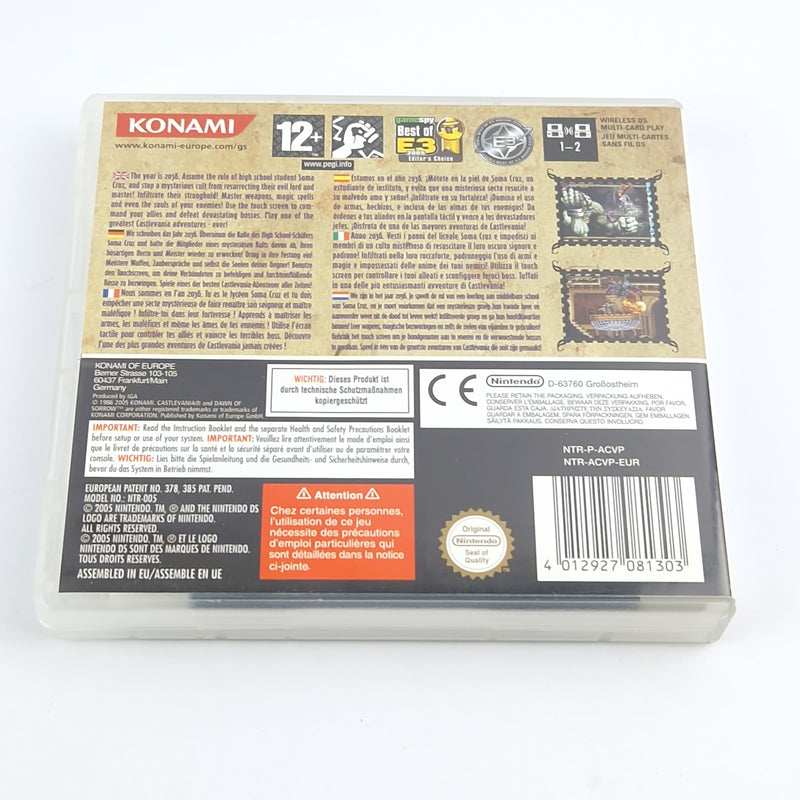 Nintendo DS Spiel : Castlevania Dawn of Sorrow - Modul Anleitung OVP / 3DS 2ds
