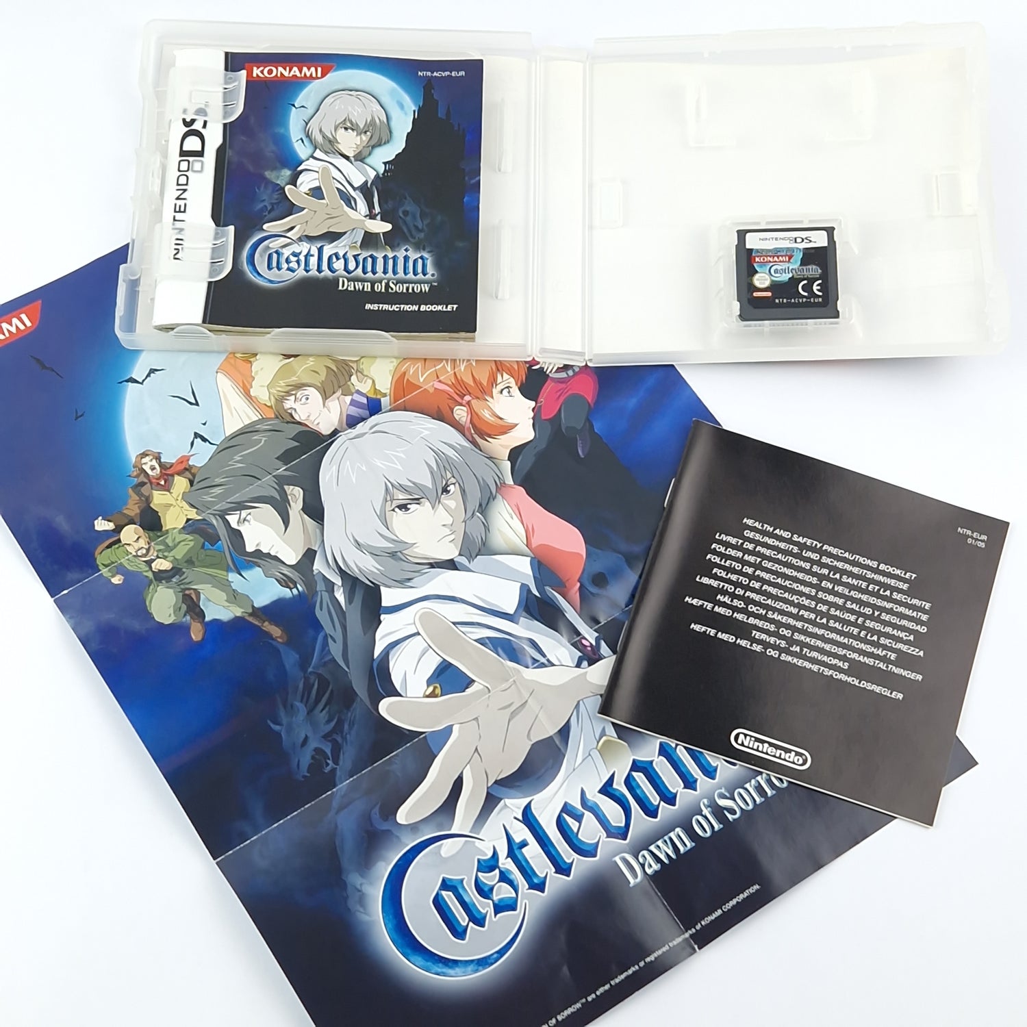 Nintendo DS Spiel : Castlevania Dawn of Sorrow - Modul Anleitung OVP / 3DS 2ds