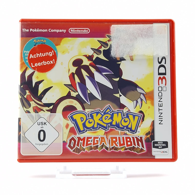 Nintendo 3DS Spiel : Pokemon Omega Rubin - Modul Anleitung OVP / 3 DS