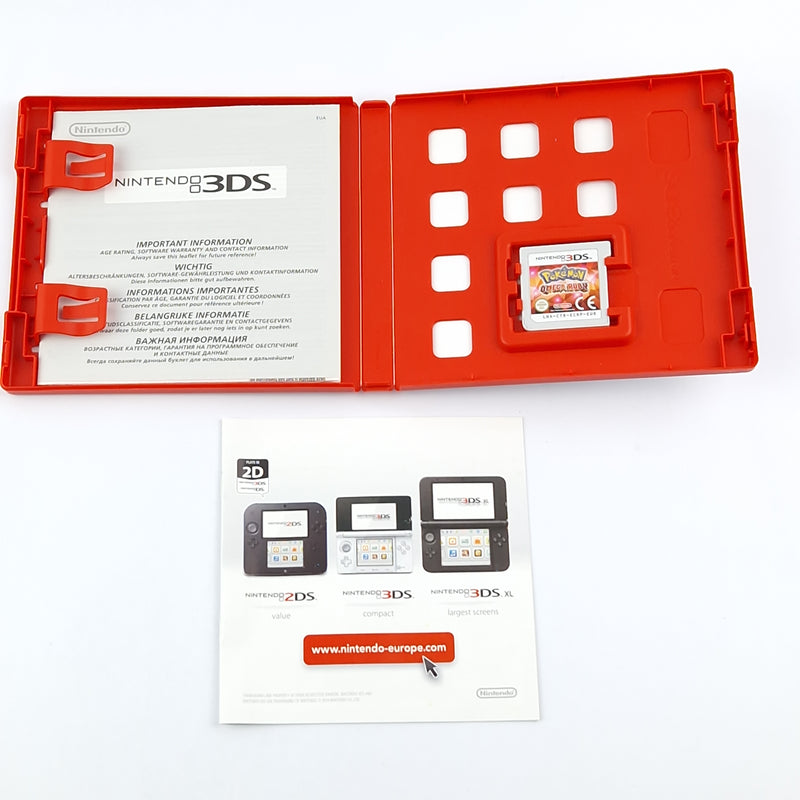 Nintendo 3DS Spiel : Pokemon Omega Rubin - Modul Anleitung OVP / 3 DS 2DS