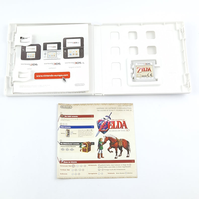 Nintendo 3DS Spiel : Zelda Ocarina of Time 3D - Modul Anleitung OVP / 3 DS 2DS