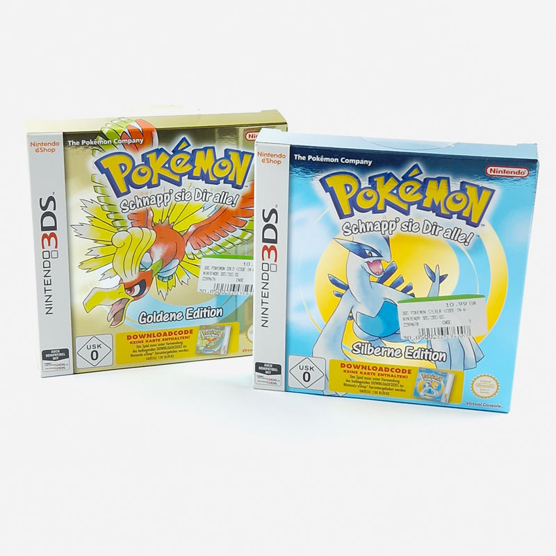 Nintendo 3DS Spiel : Pokemon Silberne Edition Downloadcode - NEU NEW OVP