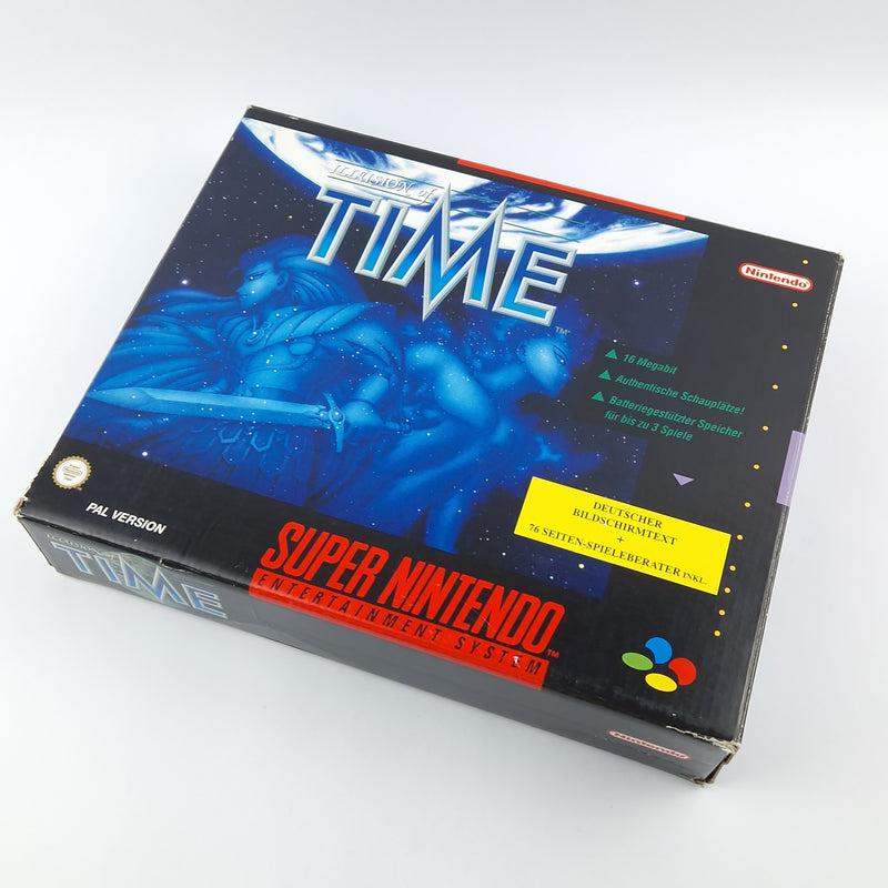 Super Nintendo game: iLLusion of Time - Module game advisor OVP / SNES PAL NOE