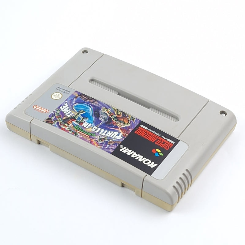 Super Nintendo Game: Turtles IV Turtles in Time - SNES Module Cartridge NOE