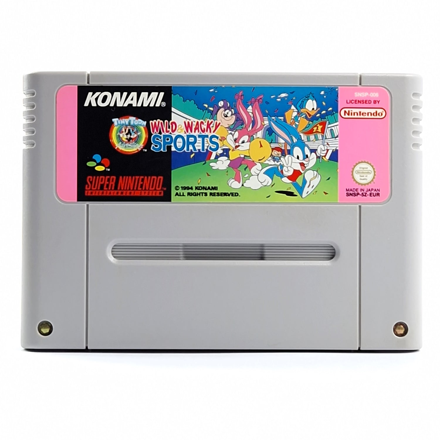 Super Nintendo Spiel : Wild Wacky Sports Tiny Toon - SNES Modul Cartridge EUR