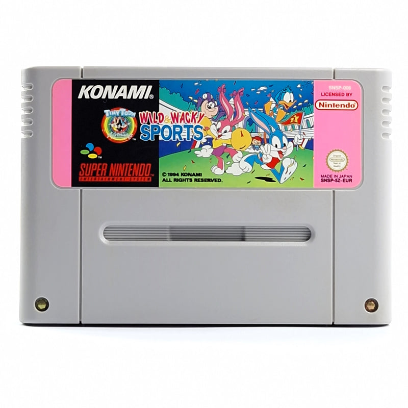Super Nintendo Spiel : Wild Wacky Sports Tiny Toon - SNES Modul Cartridge EUR