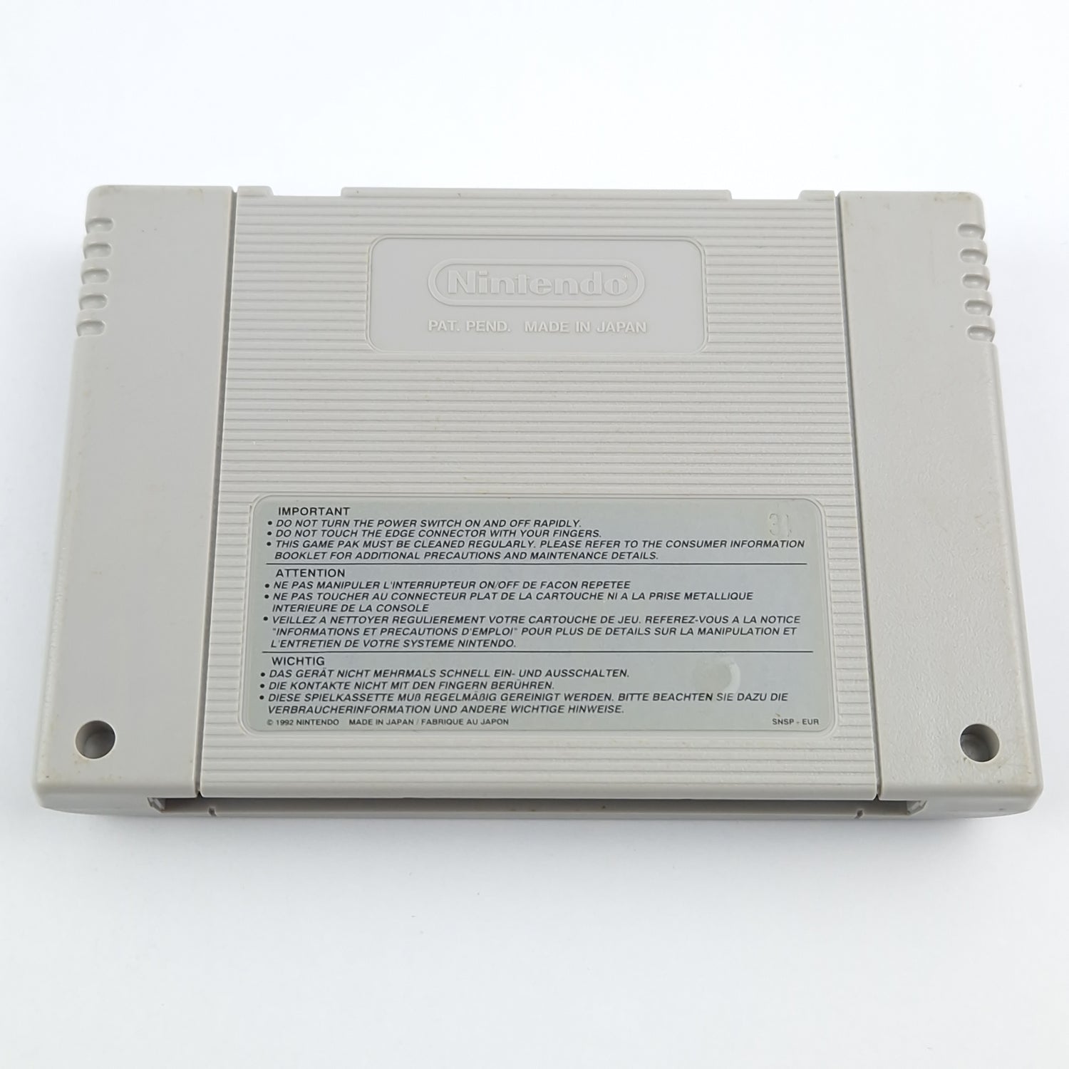 Super Nintendo Spiel : Wild Wacky Sports Tiny Toon - SNES Modul Cartridge EUR