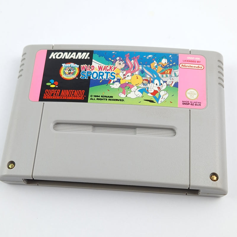 Super Nintendo Spiel : Wild Wacky Sports Tiny Toon - SNES Modul Cartridge EUR