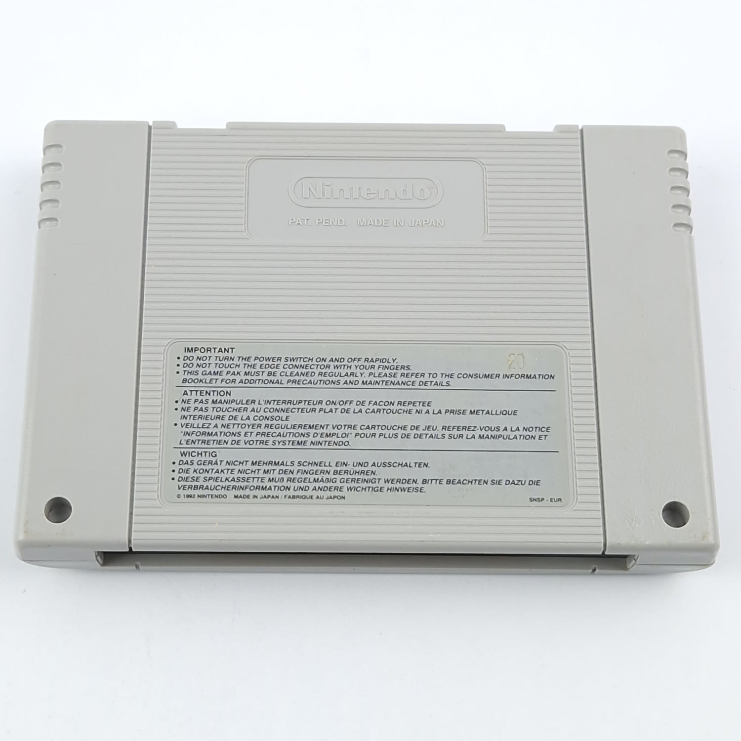 Super Nintendo Spiel : Venom Spider-Man Separation Anxiety - SNES Modul PAL EUR