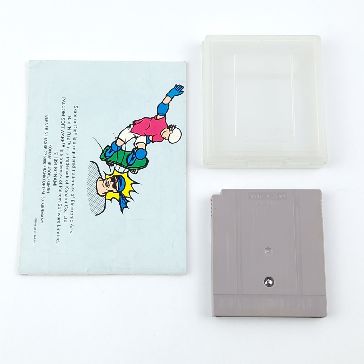 Nintendo Game Boy Classic Spiel : Bad N Rad + Anleitung - Modul Cartridge NOE-1