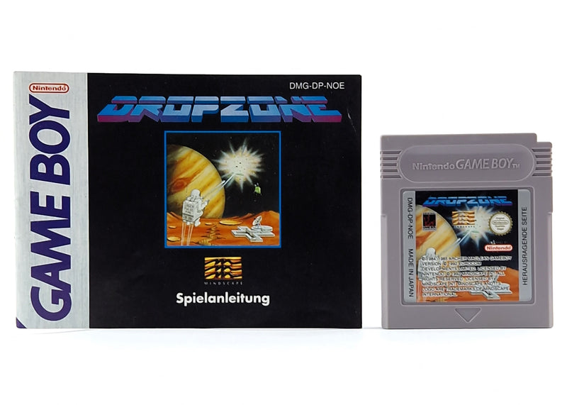Nintendo Game Boy Classic Spiel : Dropzone + Anleitung - Modul Cartridge NOE