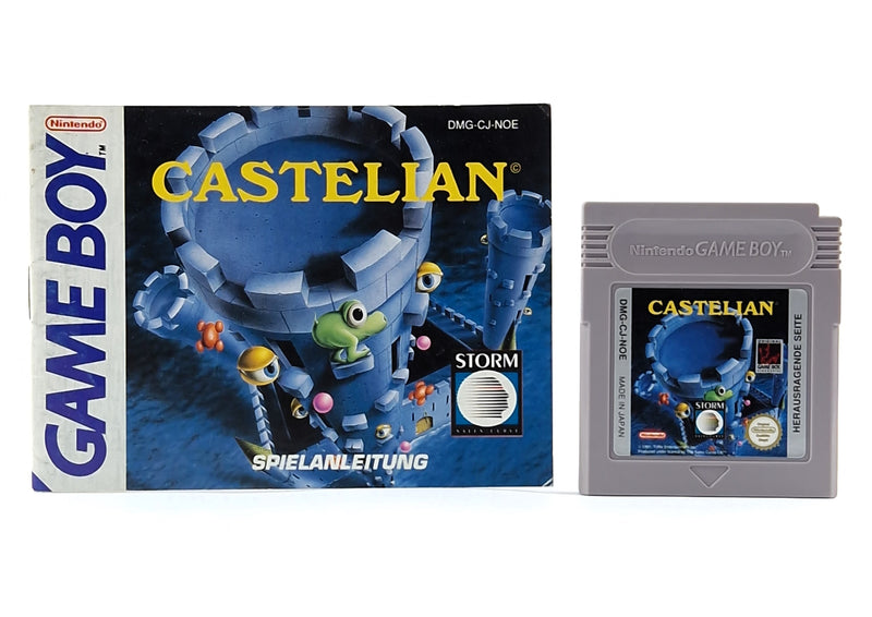 Nintendo Game Boy Classic Game: Castelian + Instructions - Module Cartridge NOE