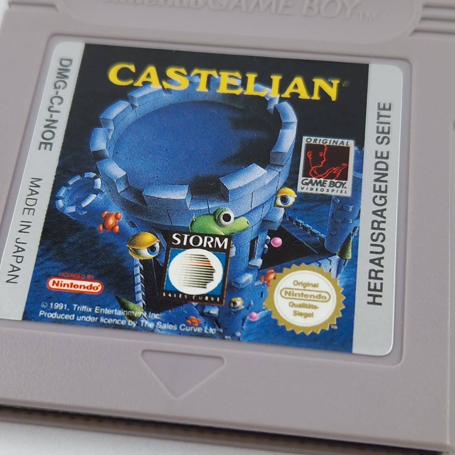 Nintendo Game Boy Classic Game: Castelian + Instructions - Module Cartridge NOE