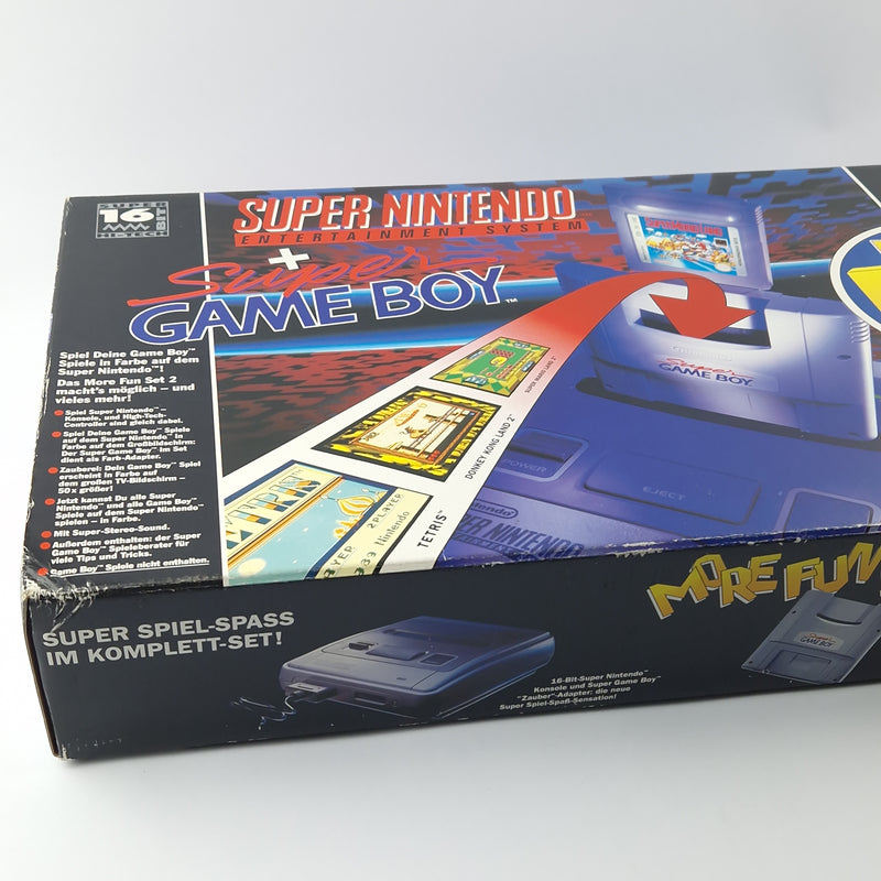 Super Nintendo Console: SNES More FUN Set 2 - OVP Console / incomplete