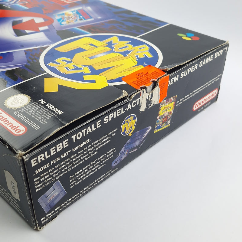 Super Nintendo Console: SNES More FUN Set 2 - OVP Console / incomplete