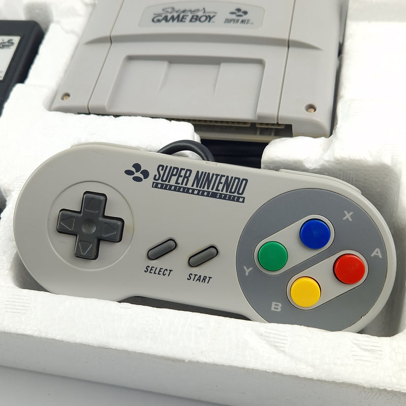 Super Nintendo Console: SNES More FUN Set 2 - OVP Console / incomplete