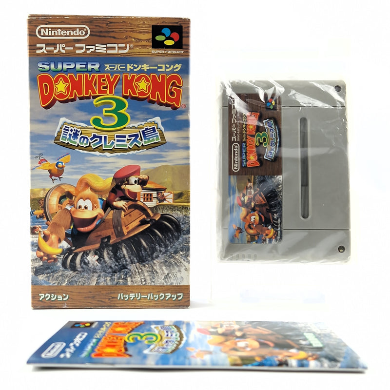 Super Famicom Spiel : Donkey Kong Country 3 - Super Nintendo SNES NTSC-J OVP